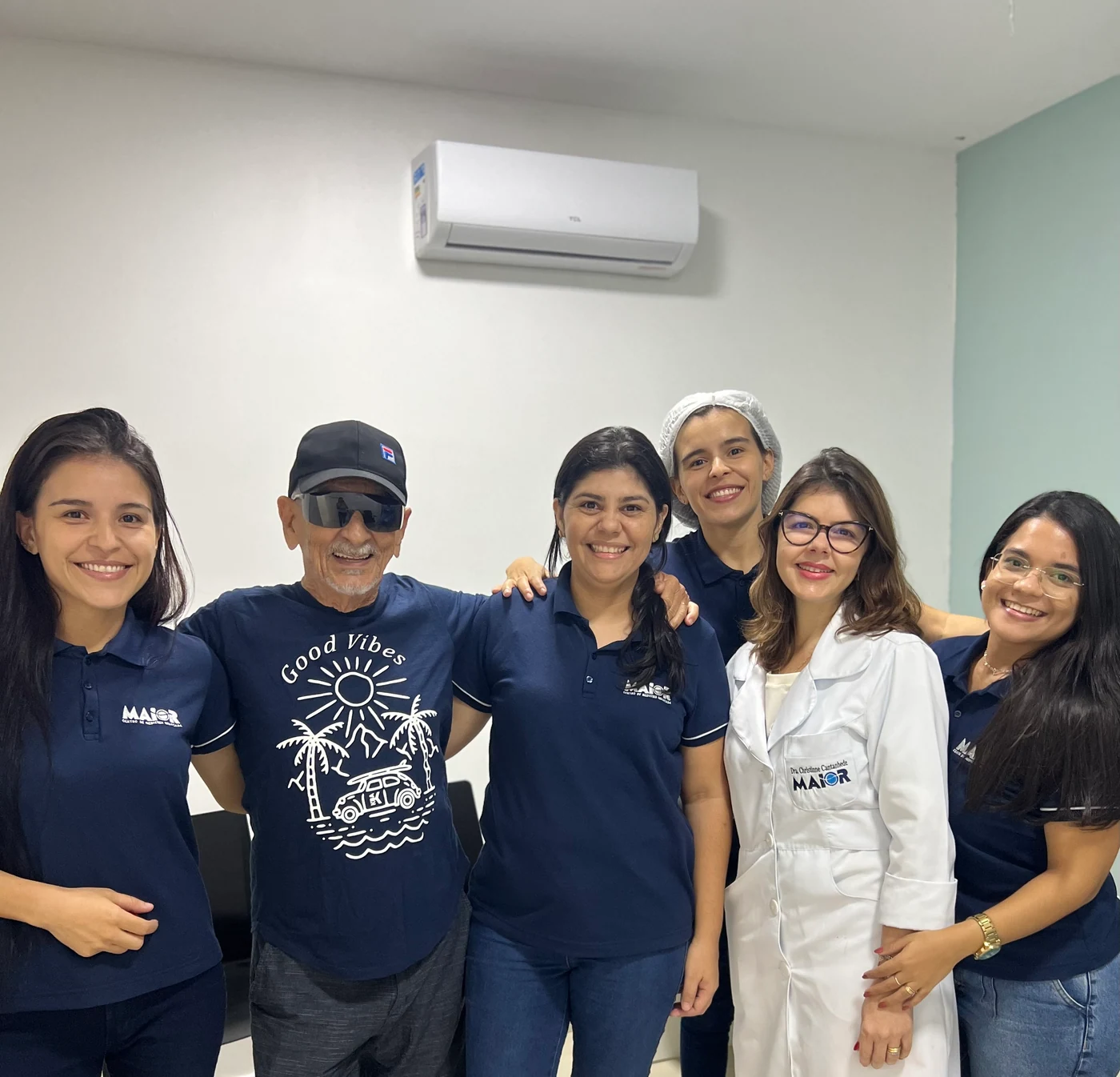 Equipe MAIOR visitando a comunidade